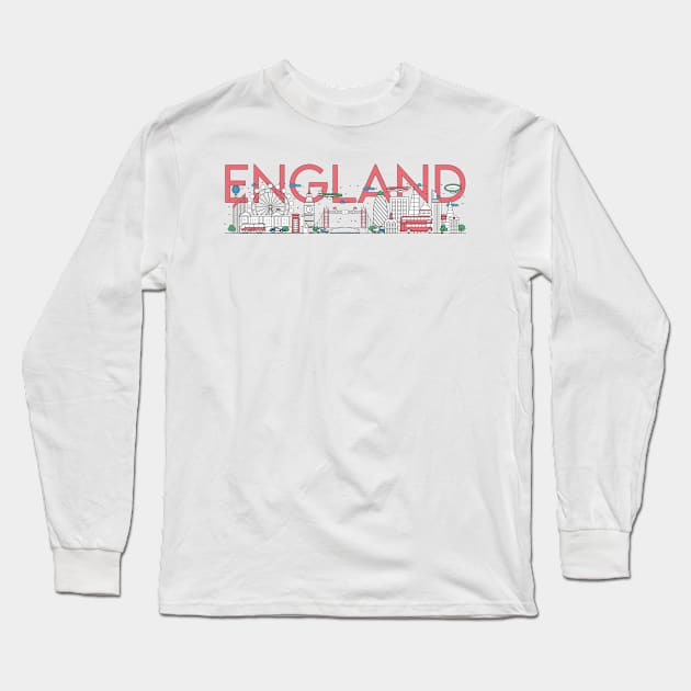 England travel Long Sleeve T-Shirt by SerenityByAlex